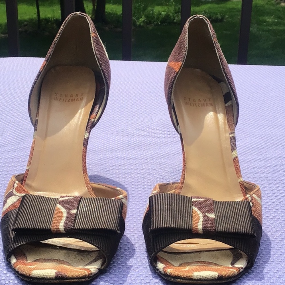 Stuart Weitzman Open Toe Pumps - image 1